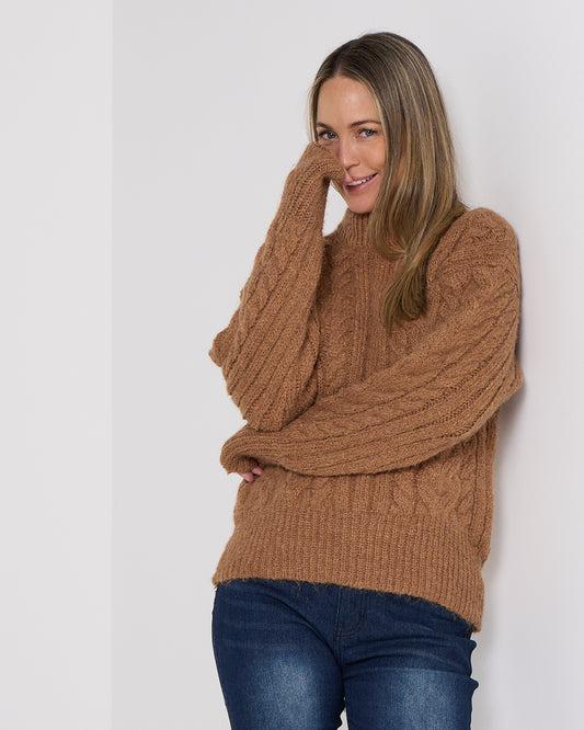 Glastonbury Knit - Caramel