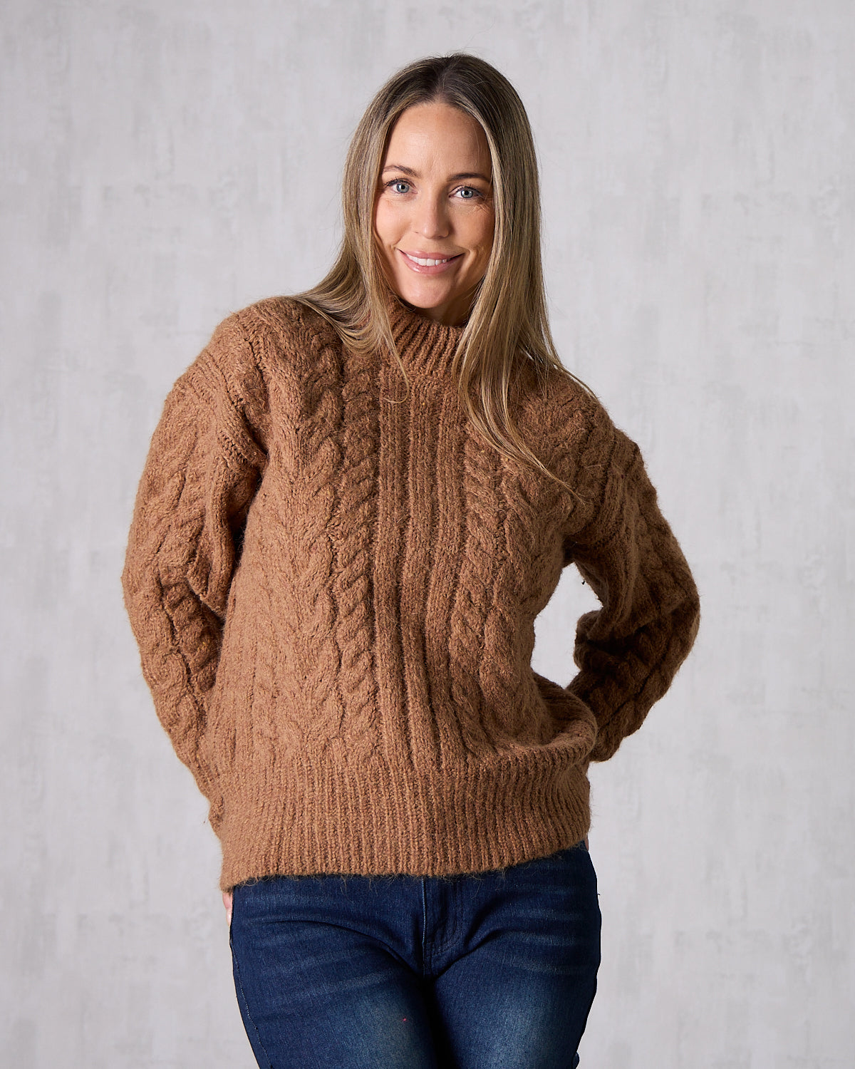 Glastonbury Knit - Caramel