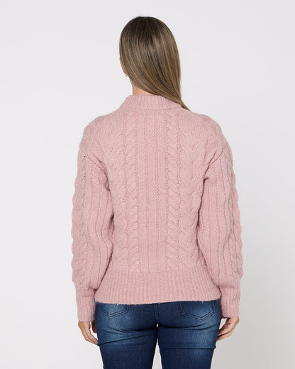Glastonbury Knit - Pink