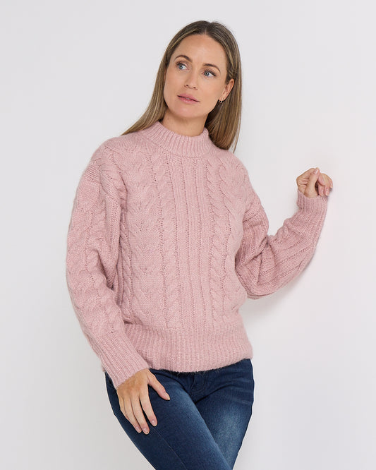 Glastonbury Knit - Pink