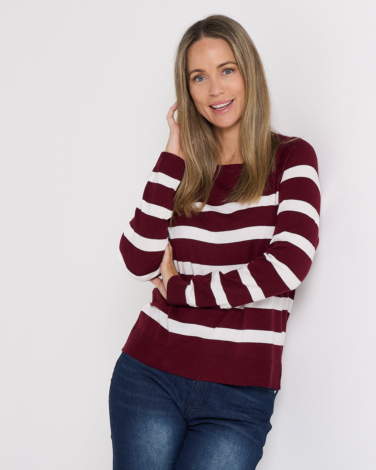Rochdale Petite Knit - Burgundy