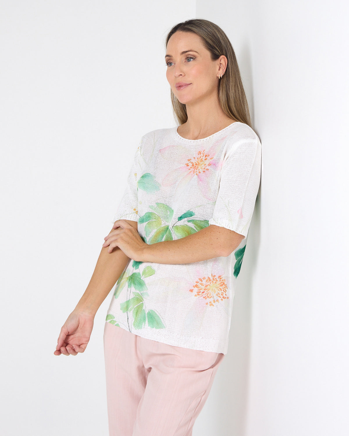 Caprina Knit Top - Floral