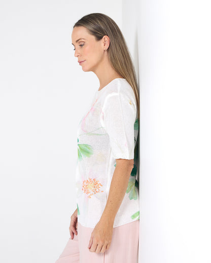 Caprina Knit Top - Floral