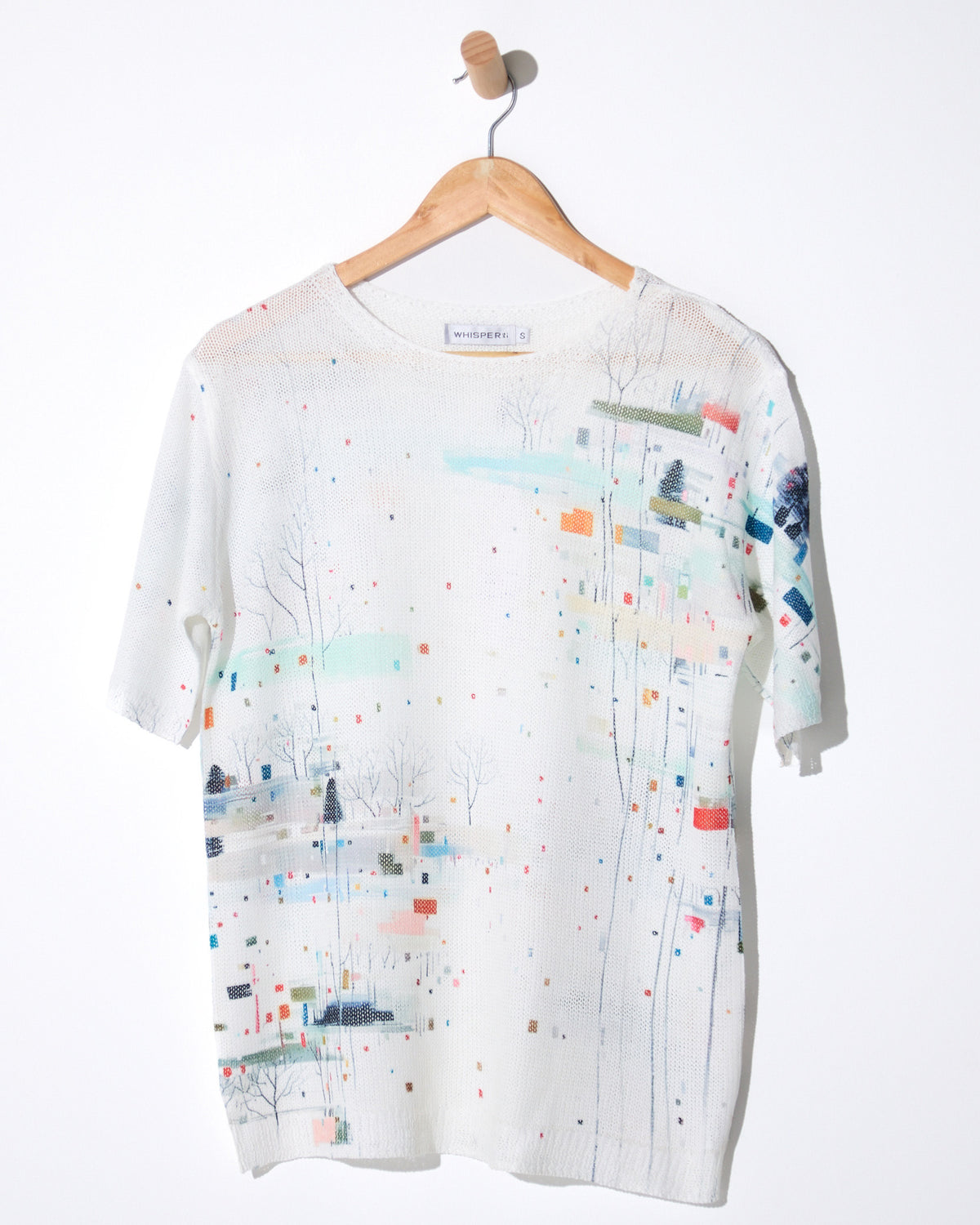 Caprina Summer Knit Top - Woodland