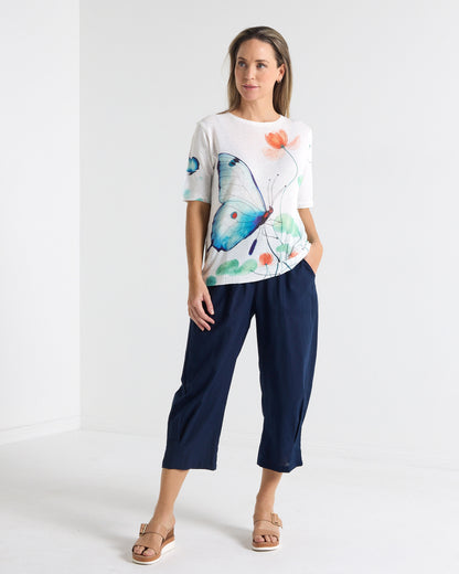 Caprina Knit Top - Butterfly
