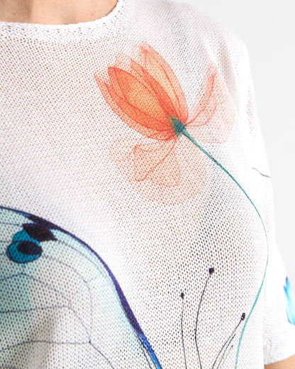 Caprina Knit Top - Butterfly