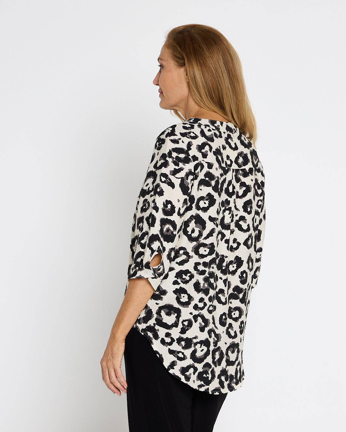 Hazel Shirt - Black/Cream