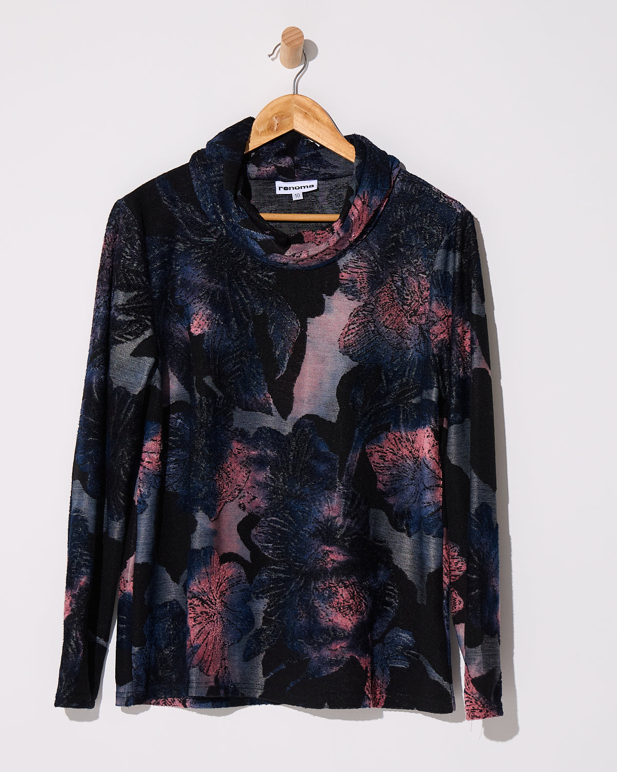 Angelique Cowl Neck Top - Dusk Blossom