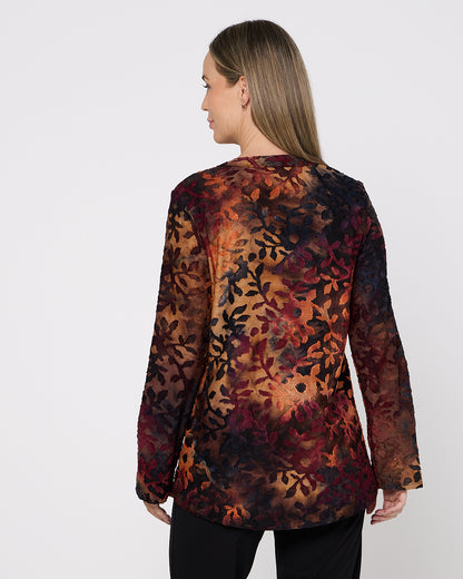 Anashe Blouse - Ochre Botanical