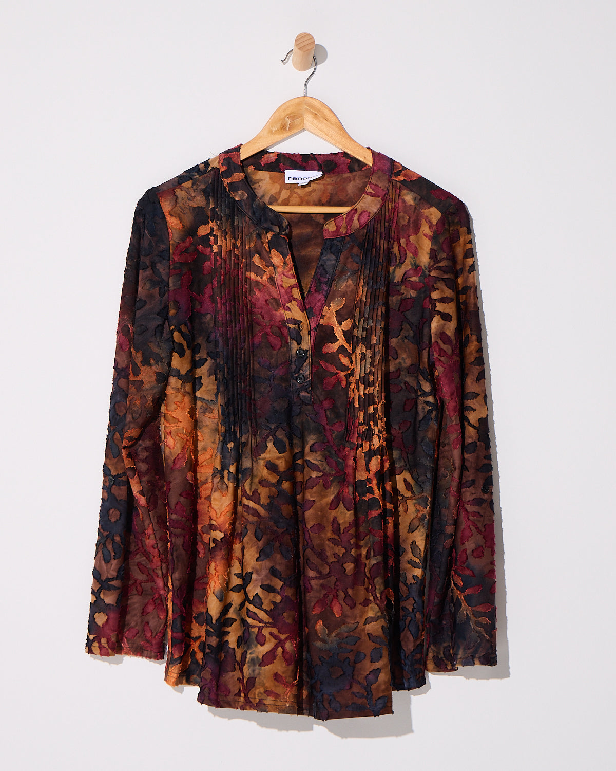 Anashe Blouse - Ochre Botanical