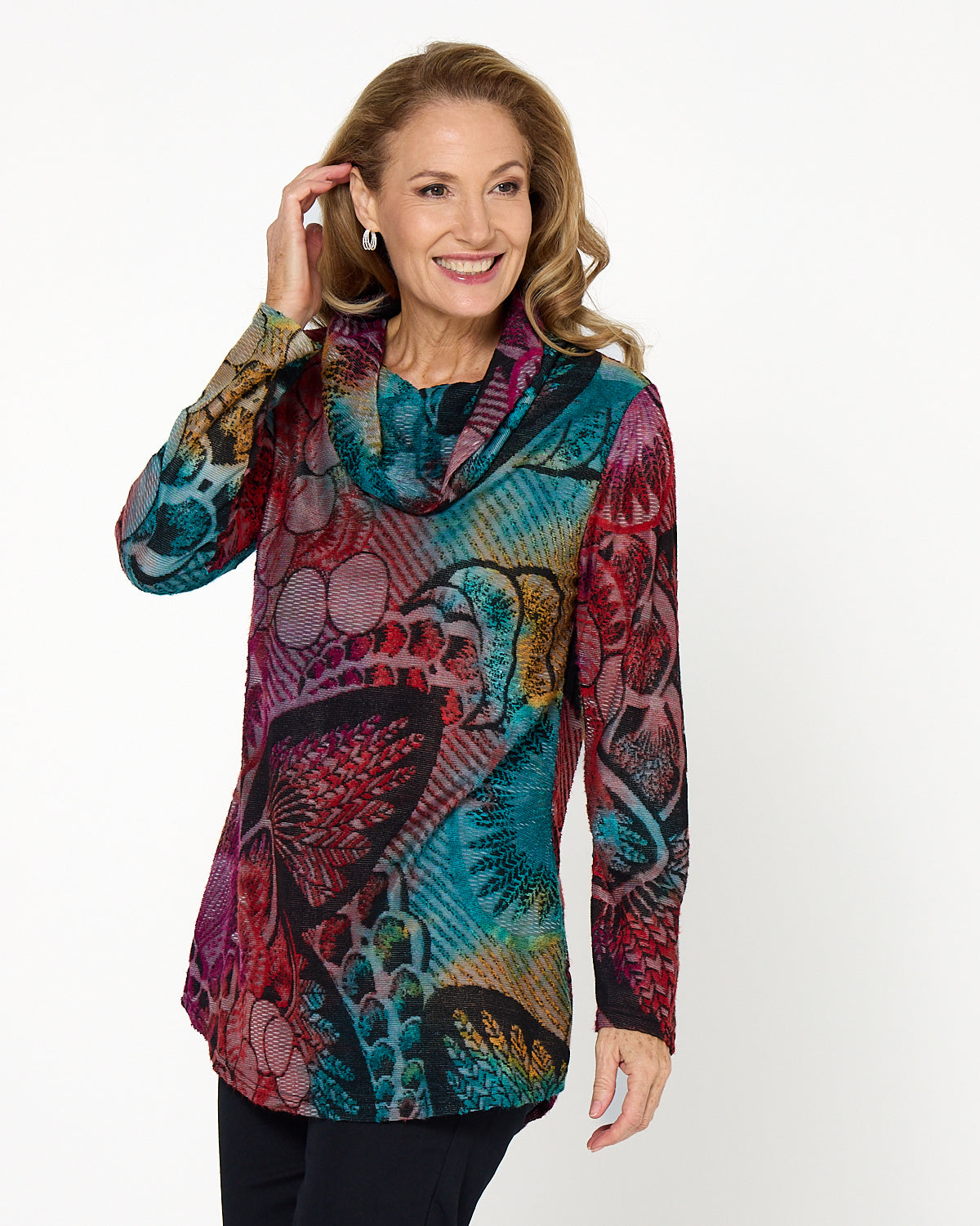 Cadello Burnout Top - Multi