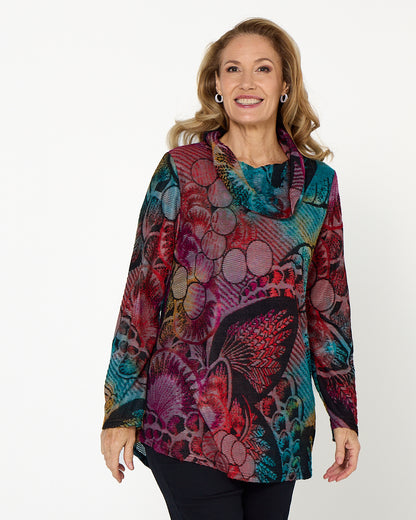 Cadello Burnout Top - Multi