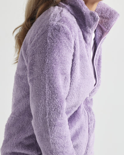 Freya Fluffy Jacket - Lavender