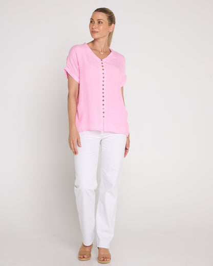 Gemma Top - Baby Pink