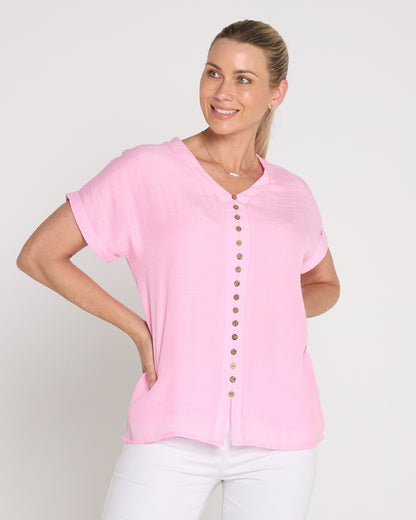 Gemma Top - Baby Pink