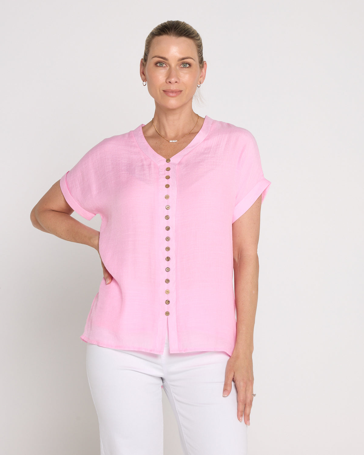 Gemma Top - Baby Pink