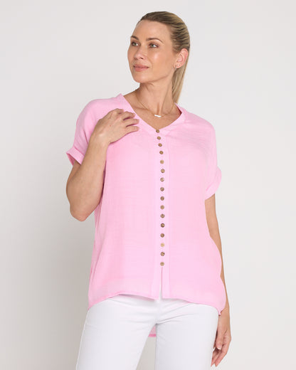 Gemma Top - Baby Pink