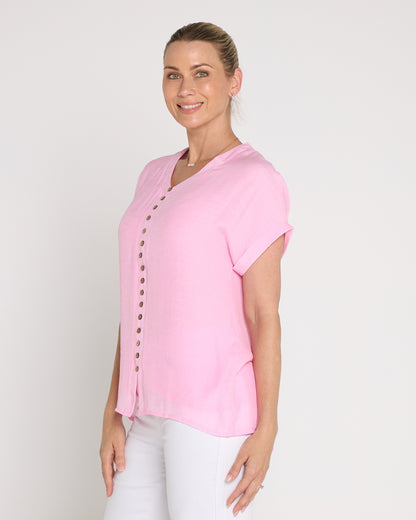 Gemma Top - Baby Pink