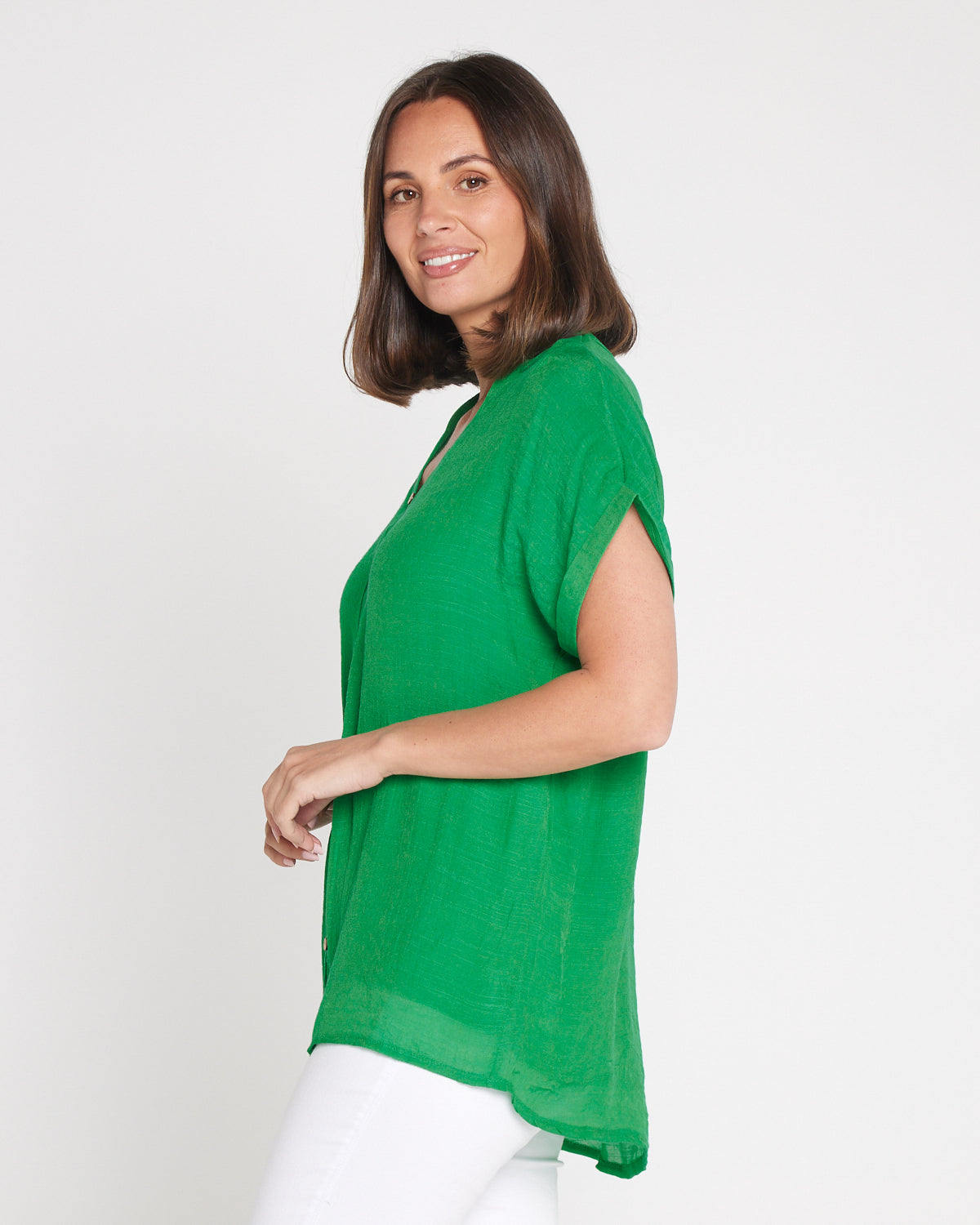Gemma Top - Emerald Green