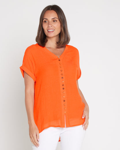 Gemma Top - Tangelo