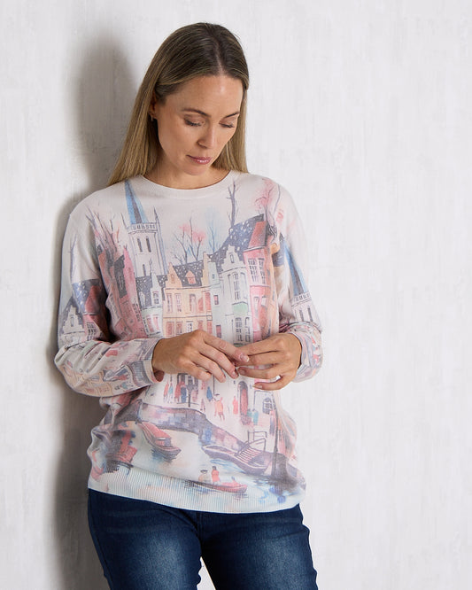 Swindon Knit - Pastel Village