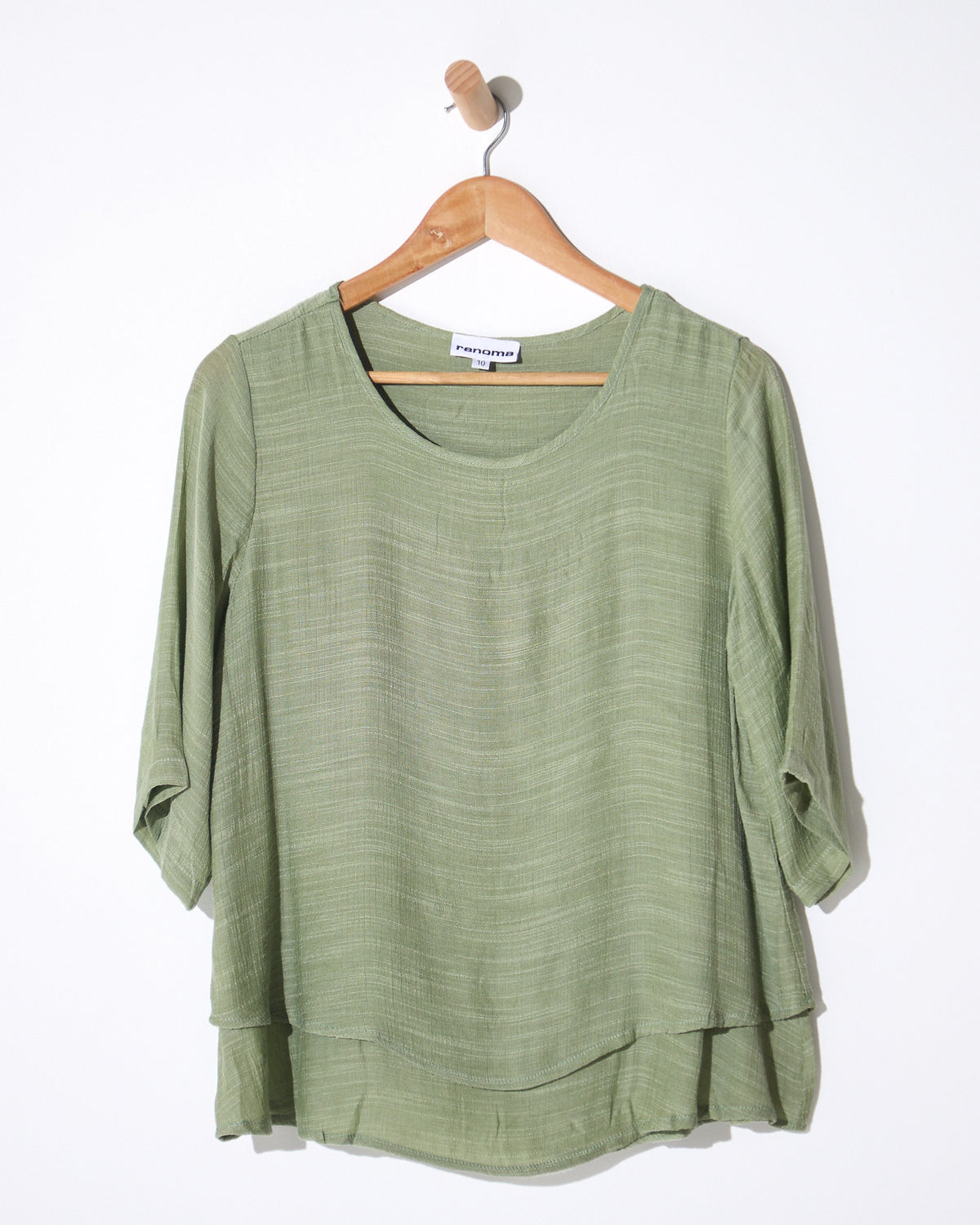 Leo Layered Top - Thyme