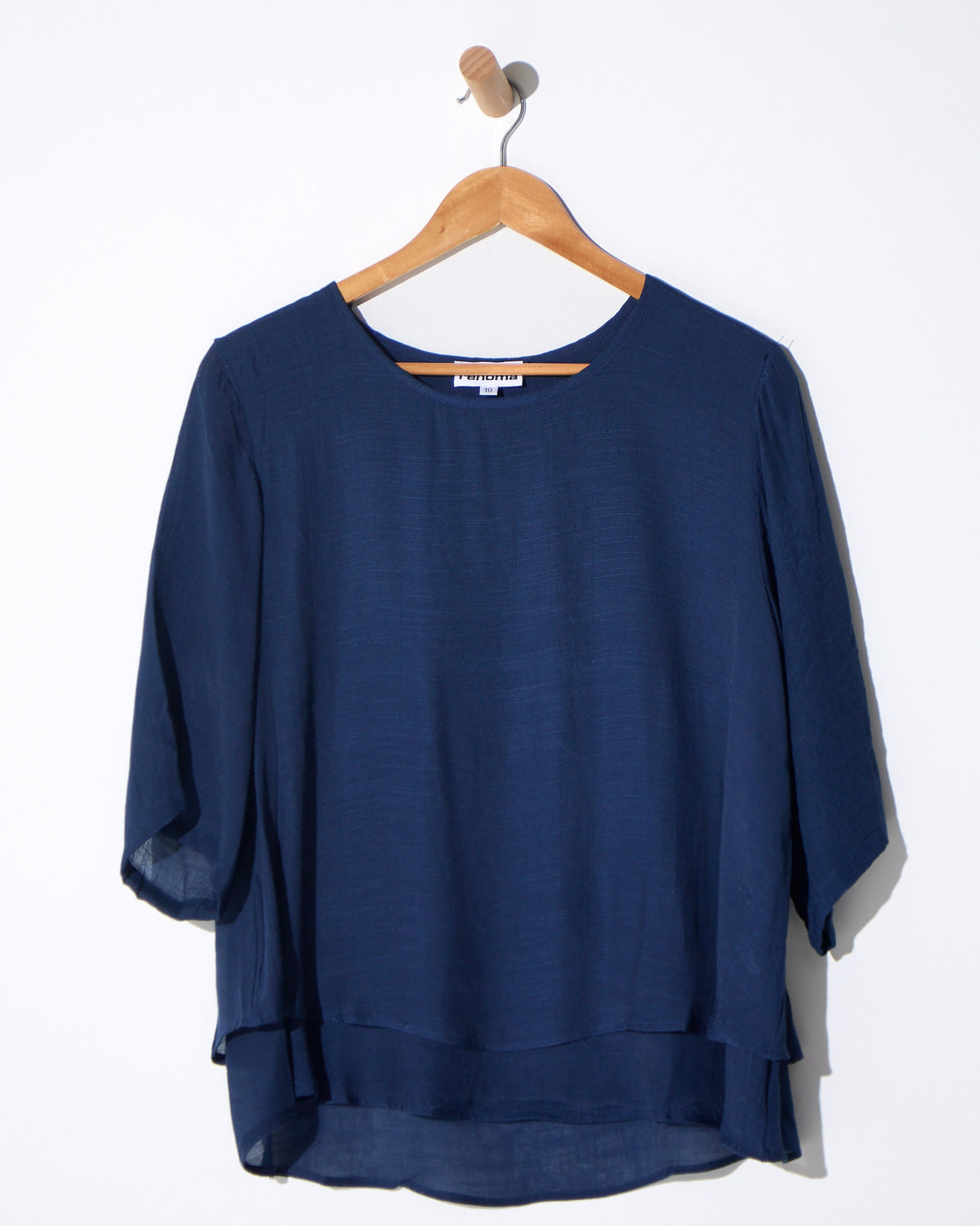 Leo Layered Top - Navy