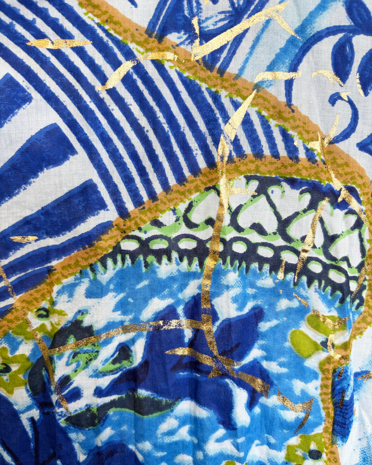 Clayton Dress - Sapphire Mosaic