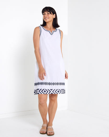 Caspian Dress - White