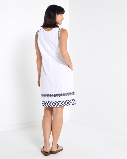 Caspian Dress - White
