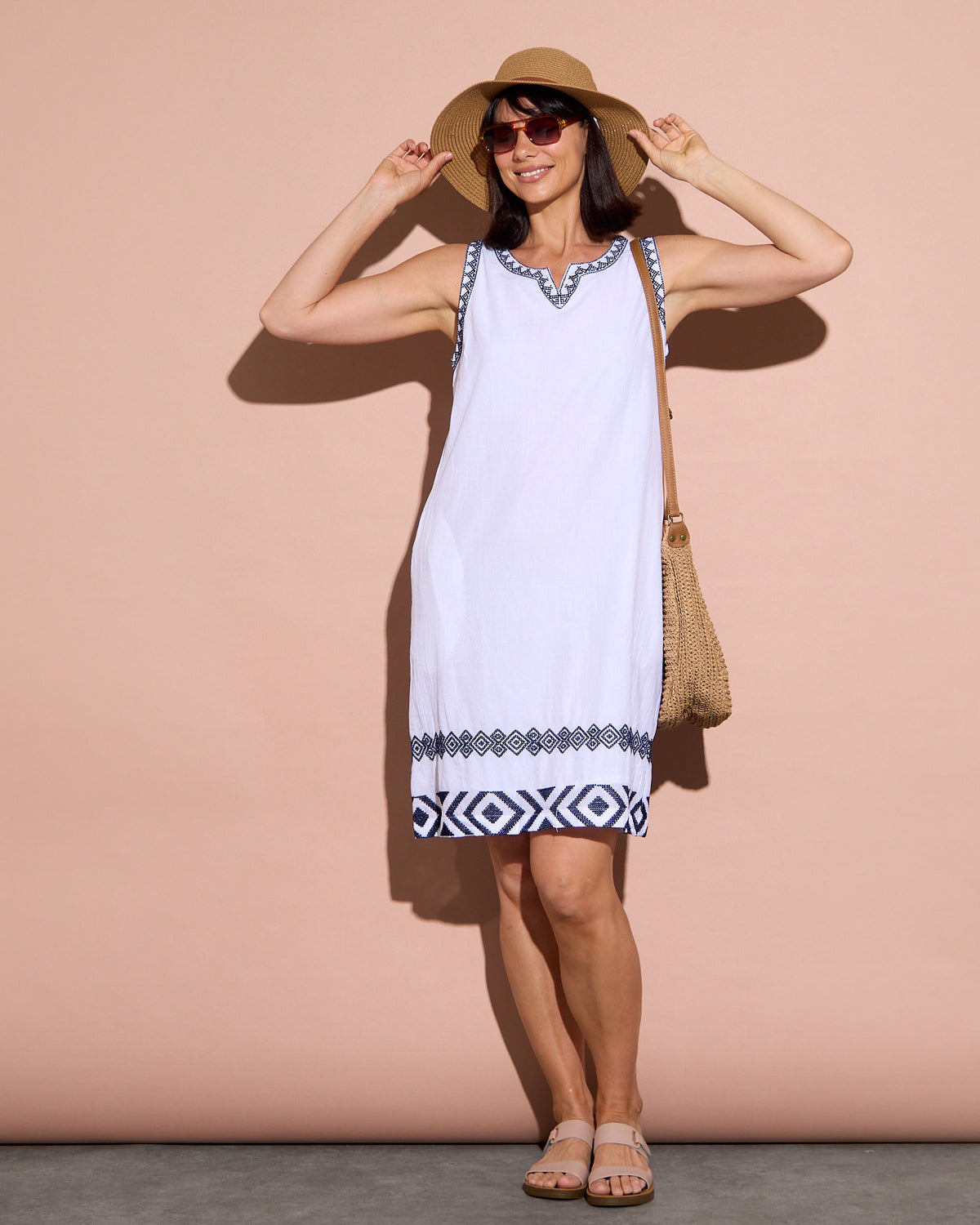 Caspian Dress - White