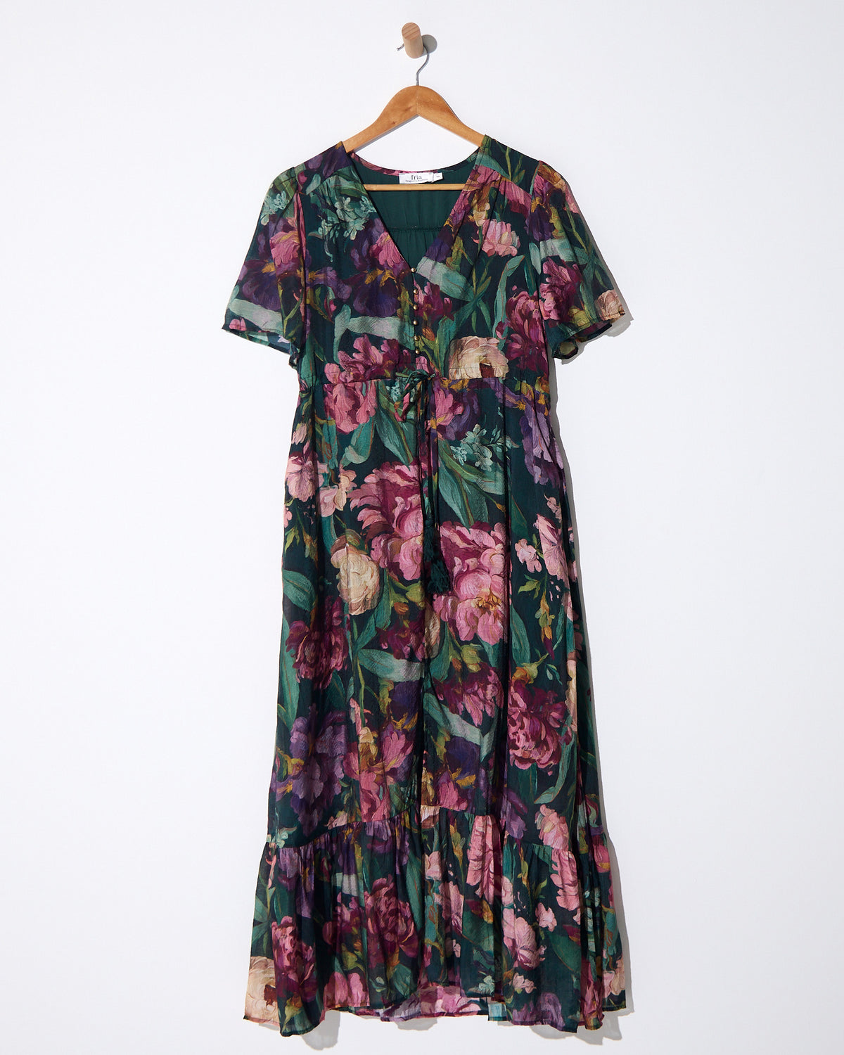 Cresida Party Dress - Emerald Floral