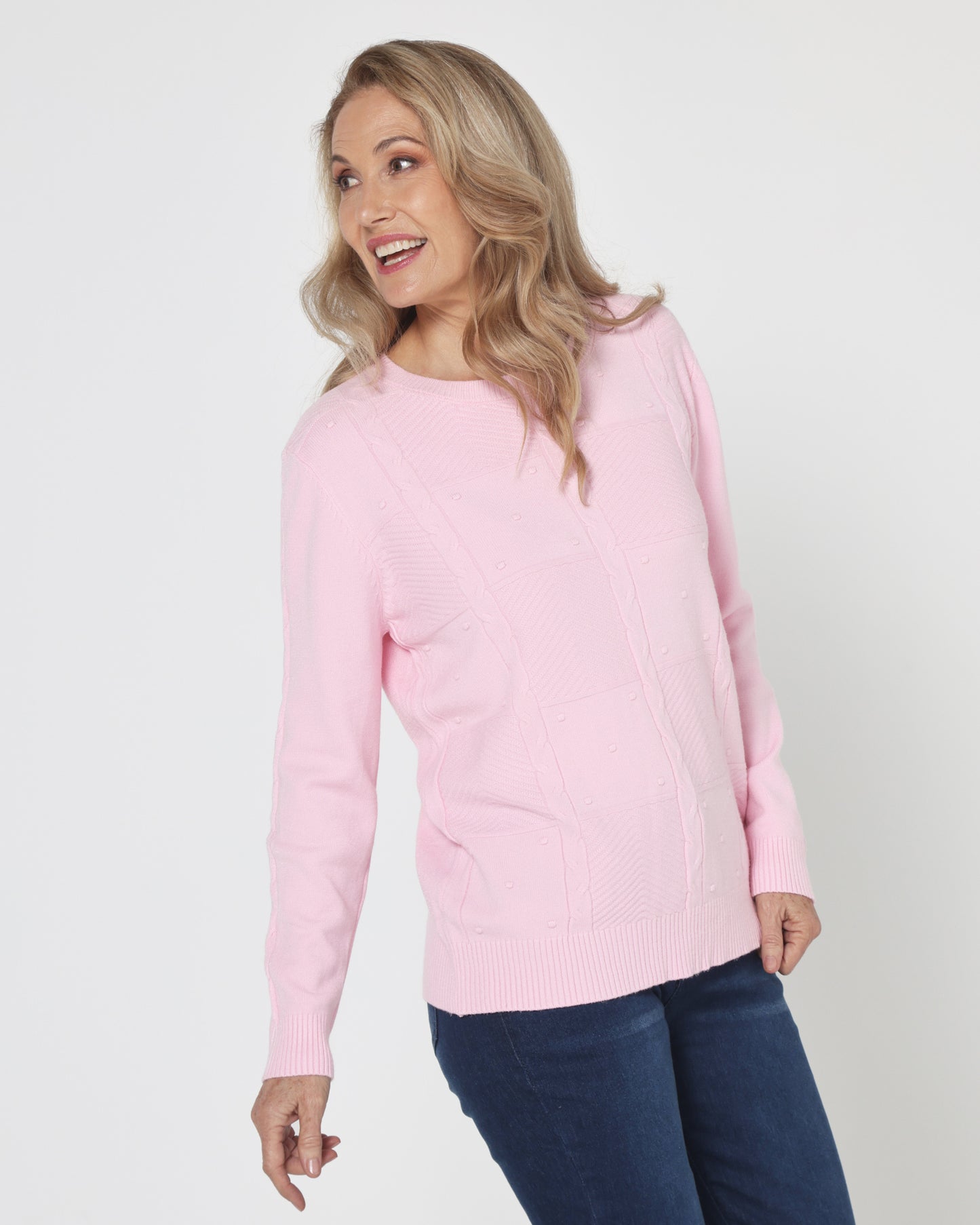 Preston Knit Jumper - Pink