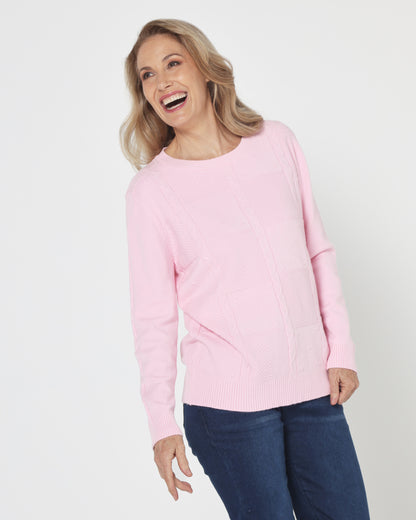 Preston Knit Jumper - Pink