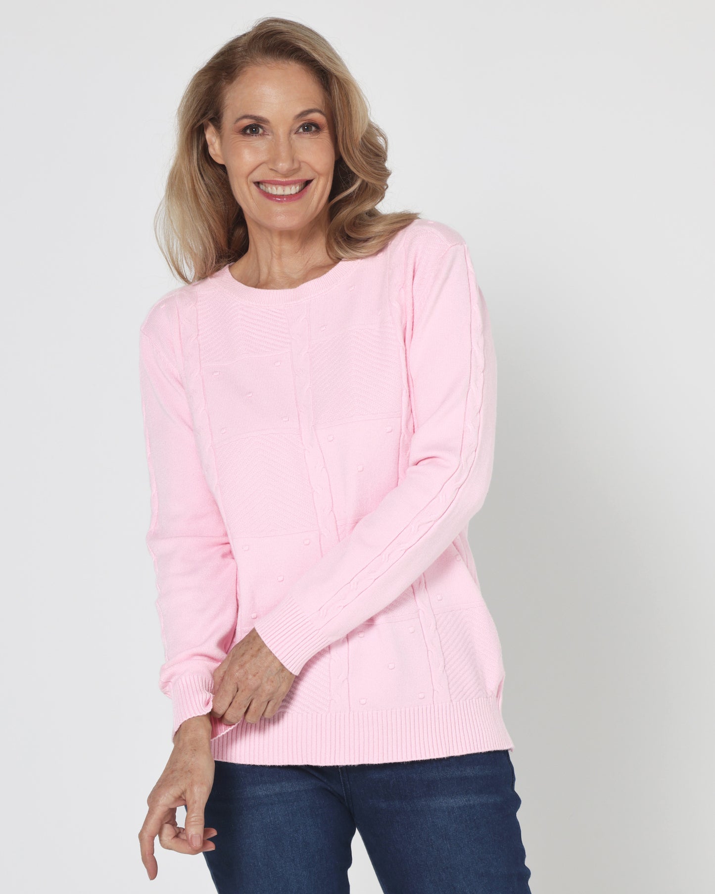 Preston Knit Jumper - Pink