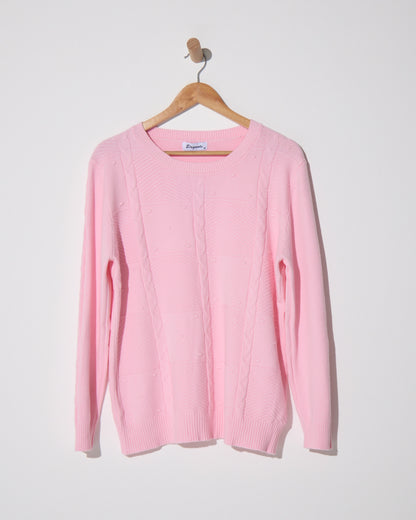 Preston Knit Jumper - Pink
