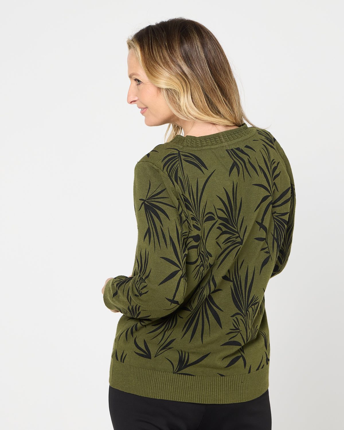 Thornton Top - Khaki Black