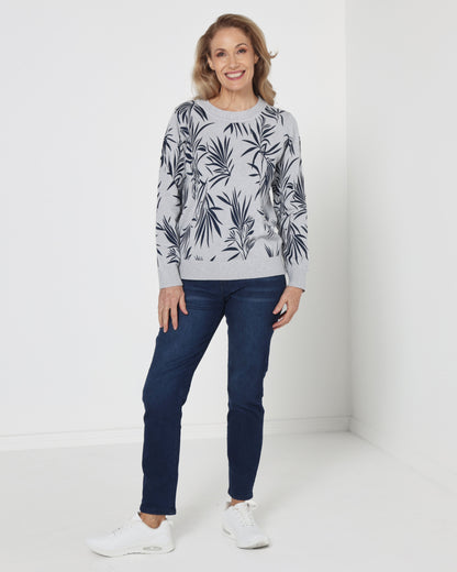 Thornton Top - Grey Navy