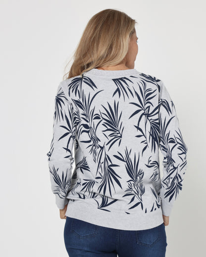 Thornton Top - Grey Navy