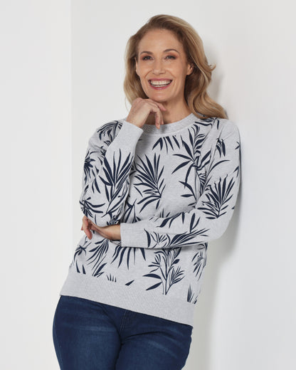 Thornton Top - Grey Navy