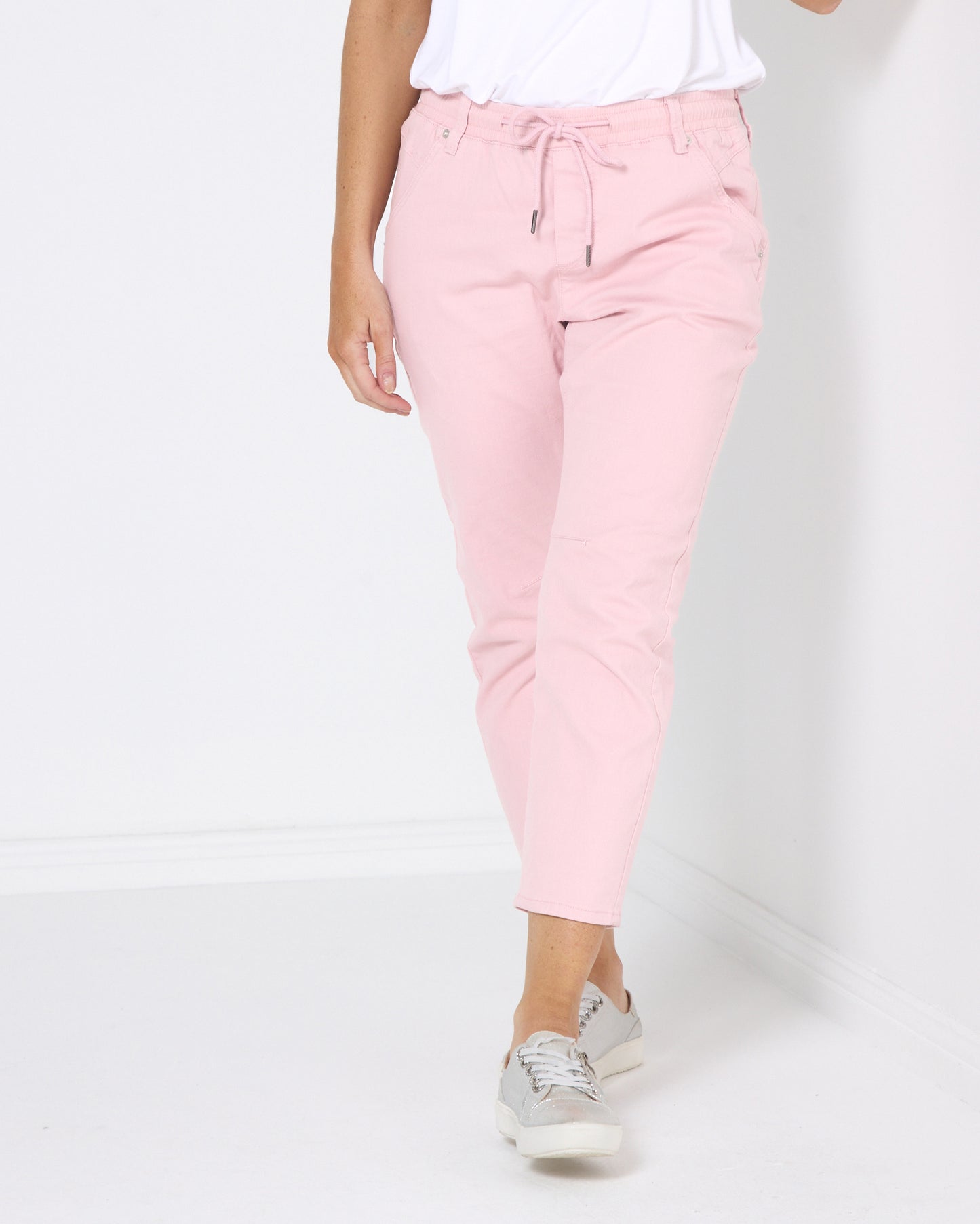 Sara Cotton Pants - Pink