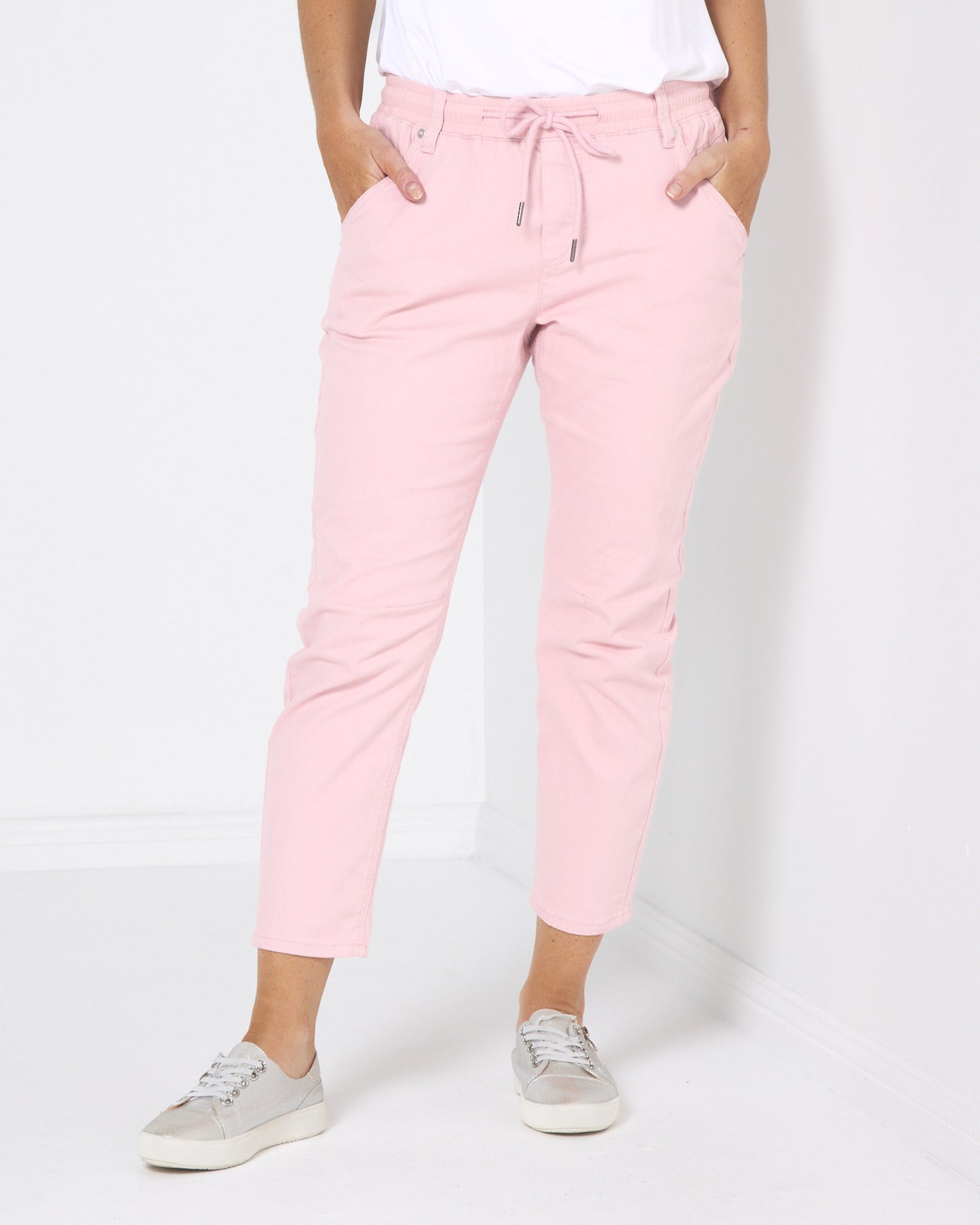 Sara Cotton Pants - Pink