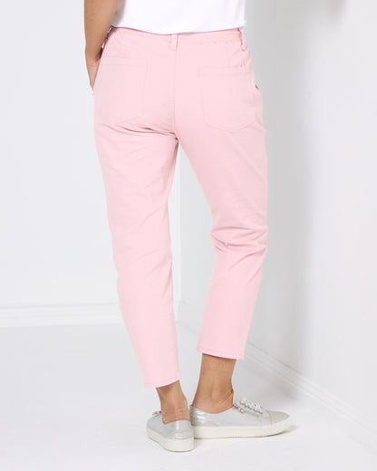 Sara Cotton Pants - Pink