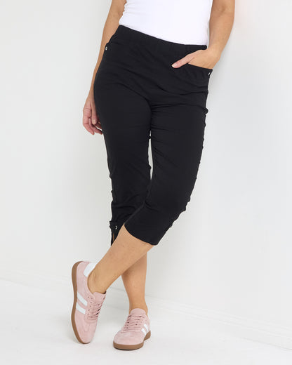 Travel Ease Tab Pants - Black