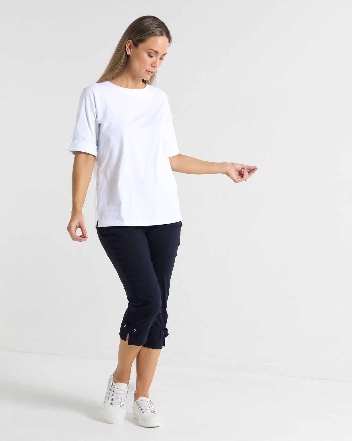 Travel Ease Tab Pants - Navy