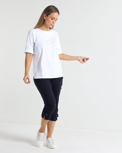 Travel Ease Tab Pants - Navy