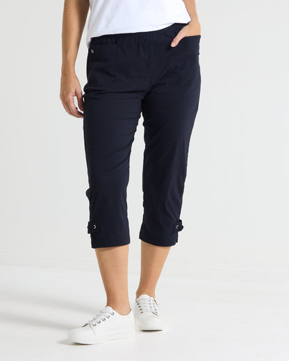 Travel Ease Tab Pants - Navy