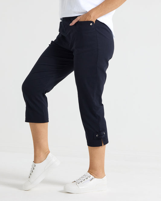 Travel Ease Tab Pants - Navy