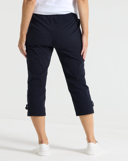 Travel Ease Tab Pants - Navy