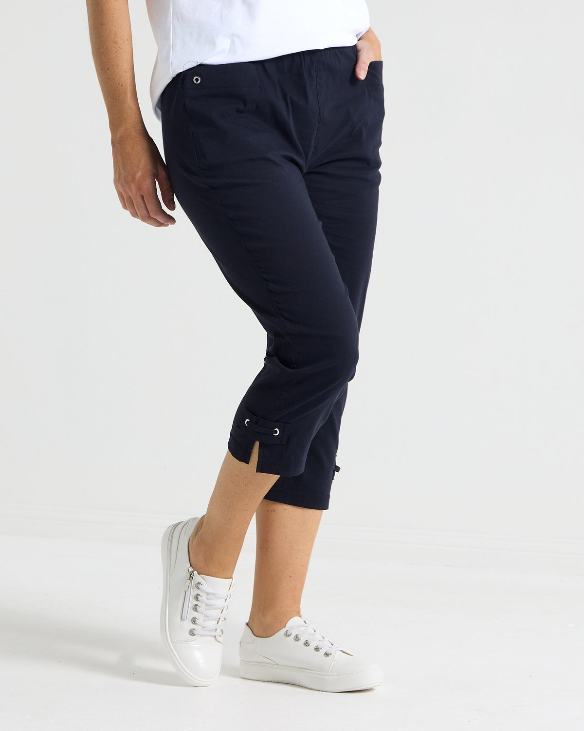 Travel Ease Tab Pants - Navy
